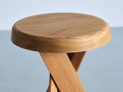 Pierre Chapo Pierre Chapo S31B Stool in Solid Oak Wood Chapo Creation France - 3394723