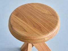 Pierre Chapo Pierre Chapo S31B Stool in Solid Oak Wood Chapo Creation France - 3394726