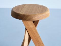 Pierre Chapo Pierre Chapo S31B Stool in Solid Oak Wood Chapo Creation France - 3394730