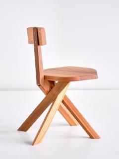 Pierre Chapo Pierre Chapo S34 Dining Chair in Solid Elm Chapo Creation France - 3366701