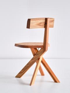 Pierre Chapo Pierre Chapo S34 Dining Chair in Solid Elm Chapo Creation France - 3366707