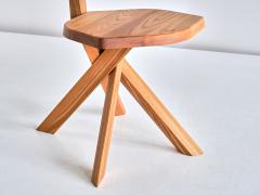 Pierre Chapo Pierre Chapo S34 Dining Chair in Solid Elm Chapo Creation France - 3366708