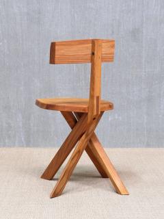 Pierre Chapo Pierre Chapo S34 Dining Side Chair in Solid Elm Chapo Creation France 2024 - 4633476