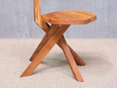 Pierre Chapo Pierre Chapo S34 Dining Side Chair in Solid Elm Chapo Creation France 2024 - 4633478