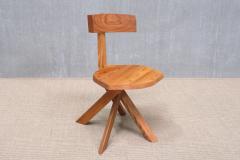 Pierre Chapo Pierre Chapo S34 Dining Side Chair in Solid Elm Chapo Creation France 2024 - 4633480