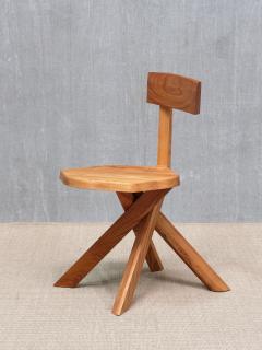 Pierre Chapo Pierre Chapo S34 Dining Side Chair in Solid Elm Chapo Creation France 2024 - 4633483