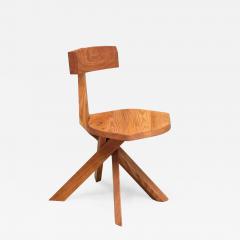 Pierre Chapo Pierre Chapo S34 Dining Side Chair in Solid Elm Chapo Creation France 2024 - 4633865