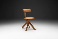 Pierre Chapo Pierre Chapo S34 Elm Wood Chair France 1960s - 2804951