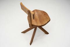 Pierre Chapo Pierre Chapo S34 Elm Wood Chair France 1960s - 2804959
