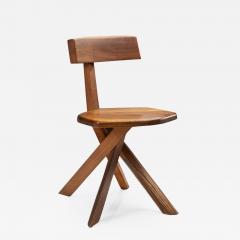 Pierre Chapo Pierre Chapo S34 Solid Elm Chair France 1960s - 2153979