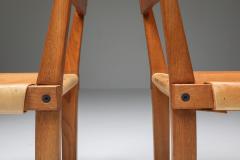 Pierre Chapo Pierre Chapo Set of Eight S24 Chairs in Solid Elm and Natural Leather 1966 - 1928260