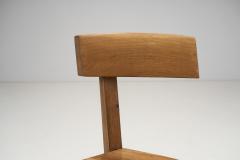 Pierre Chapo Pierre Chapo Set of Six S34 Elm Wood Chairs France 1960s - 2874144