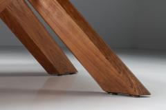 Pierre Chapo Pierre Chapo Solid Elm Dining Table Model T35B 1960s - 2442213