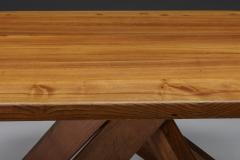 Pierre Chapo Pierre Chapo Solid Elm Dining Table Model T35B 1960s - 2442225