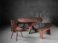 Pierre Chapo Pierre Chapo T21 Sfax Handcrafted Wood Table for Chapo Cr ation - 4351989