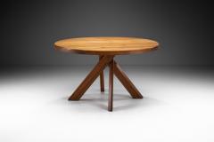 Pierre Chapo Pierre Chapo T21B Dining Table in Solid Elm France 1970s - 3068391