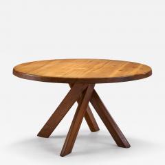 Pierre Chapo Pierre Chapo T21B Dining Table in Solid Elm France 1970s - 3084626