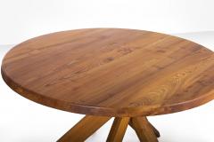 Pierre Chapo Pierre Chapo T21D Dining Table in Solid Elm France 1960s - 727350