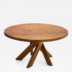 Pierre Chapo Pierre Chapo T21D Dining Table in Solid Elm France 1960s - 734423