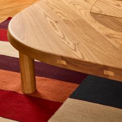Pierre Chapo Pierre Chapo T22 Bow Handcrafted Modular Low Table in Elm for Chapo Cr ation - 4352251