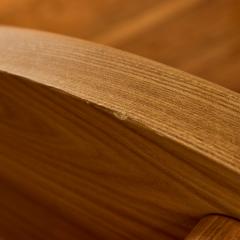Pierre Chapo Pierre Chapo T22 Bow Handcrafted Modular Low Table in Elm for Chapo Cr ation - 4352255