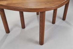 Pierre Chapo Pierre Chapo T22 The Eye Elm Dining Table France 1970s - 2560535