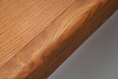 Pierre Chapo Pierre Chapo T35D Large Elm Dining Table with Bundled Base France 1973 - 4505748