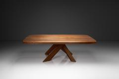 Pierre Chapo Pierre Chapo T35D Large Elm Dining Table with Bundled Base France 1973 - 4505752