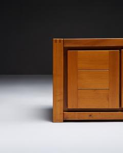 Pierre Chapo Pine Cabinet by Pierre Chapo for Maison Regain France c 1970 - 4574948