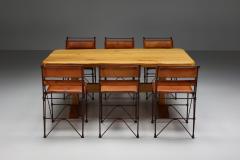 Pierre Chapo Rustic Pierre Chapo Style Dining Table 1960s - 2325678