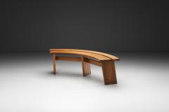 Pierre Chapo S 38 A Elm Wood Bench by Pierre Chapo France 1970s - 4604388