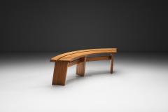 Pierre Chapo S 38 A Elm Wood Bench by Pierre Chapo France 1970s - 4604437