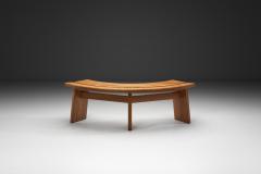 Pierre Chapo S 38 A Elm Wood Bench by Pierre Chapo France 1970s - 4604438