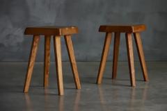 Pierre Chapo S01 Stools by Pierre Chapo France 1970s - 3661540