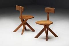 Pierre Chapo S34 Dining Chairs by Pierre Chapo France 1970s - 3491880