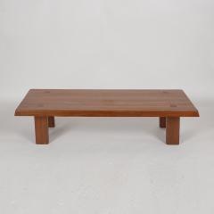 Pierre Chapo SOLID ELM WOOD T08 COFFEE TABLE by Pierre Chapo 1963  - 2893314