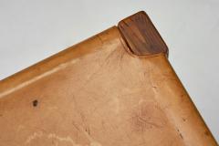 Pierre Chapo Set of Six S24 Pierre Chapo Dining Chairs in Elm and Tan Leather France 1967 - 4242311