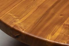 Pierre Chapo T21 Elm Dining Table by Pierre Chapo France 1973 - 4529890