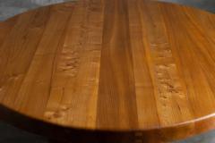 Pierre Chapo T21 Elm Dining Table by Pierre Chapo France 1973 - 4529912