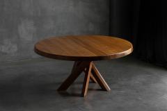 Pierre Chapo T21 Elm Dining Table by Pierre Chapo France 1973 - 4529924