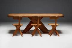 Pierre Chapo T35 Dining Table by Pierre Chapo France 1970s - 3491740