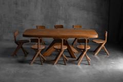 Pierre Chapo T35 Dining Table by Pierre Chapo France 1970s - 4571460