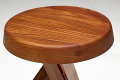 Pierre Chapo Tripod Stool by Pierre Chapo France 1970s - 4586494