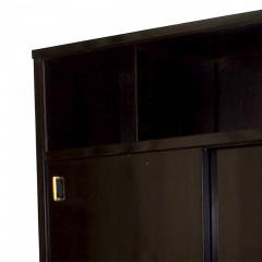 Pierre Chareau French Art Deco Ebonized Bookcase Manner of Pierre Chareau  - 2793598