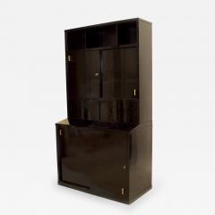 Pierre Chareau French Art Deco Ebonized Bookcase Manner of Pierre Chareau  - 2795034