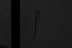 Pierre Chareau French Art Deco Two Piece Ebonized Tall Cabinet - 4626344