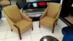 Pierre Chareau Pair of Art Deco Armchairs in the style of Pierre Chareau circa 1930 - 1137982