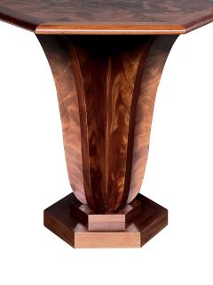 Pierre Chareau Pierre Chareau Inspired Pair Art Deco Style Mahogany Hexagonal Tables - 4345985