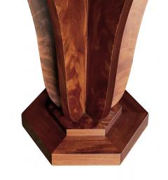 Pierre Chareau Pierre Chareau Inspired Pair Art Deco Style Mahogany Hexagonal Tables - 4345987