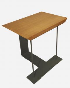 Pierre Chareau Two T 1927 end tables by P Chareau Ed Ecart International France circa 2000 - 4194246